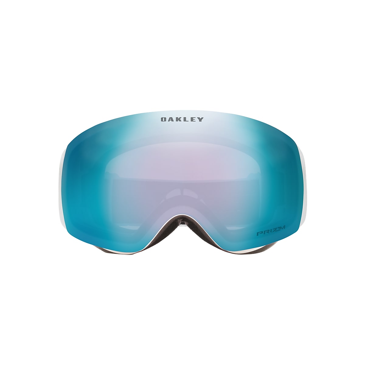 OAKLEY OO7064 Flight Deck M Snow Goggles Matte White - Unisex Sunglasses, Prizm Snow Sapphire Iridium Lens