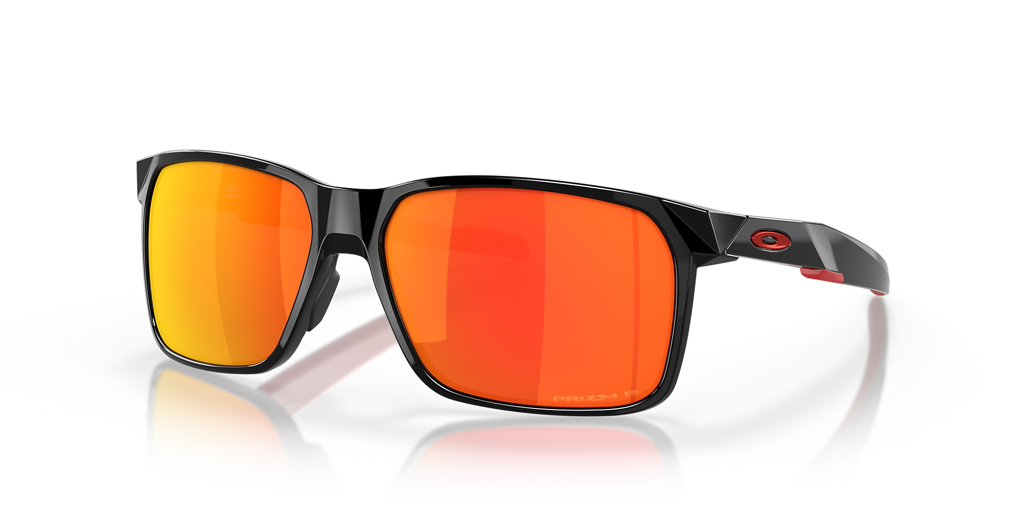 Oakley OO9460 Portal X 59 Prizm Ruby Polarized & Polished Black