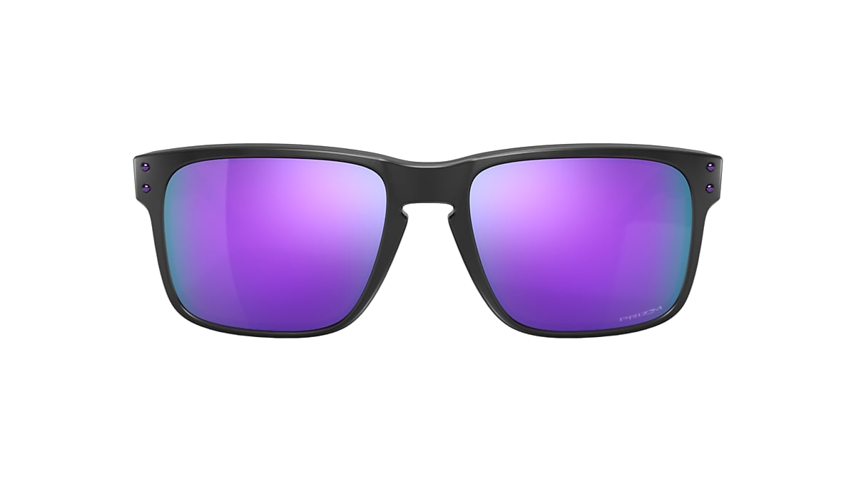 Oakley OO9102 Holbrook™ 57 Prizm Violet & Matte Black Sunglasses | Sunglass  Hut USA