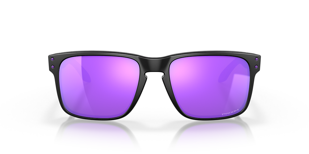 Oakley OO9102 Holbrook™ 57 Prizm Violet & Matte Black Sunglasses | Sunglass  Hut USA