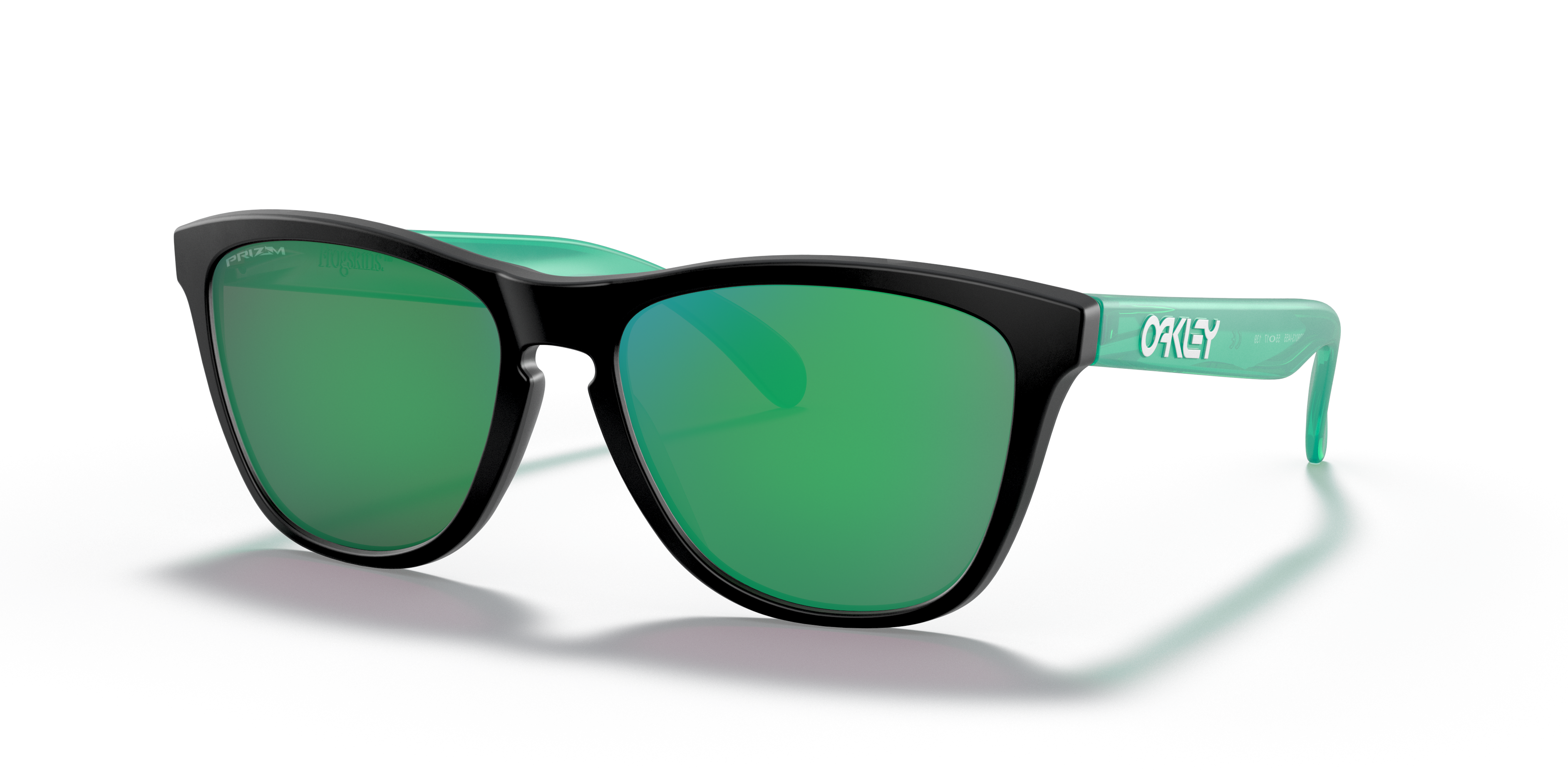 green and white oakley sunglasses