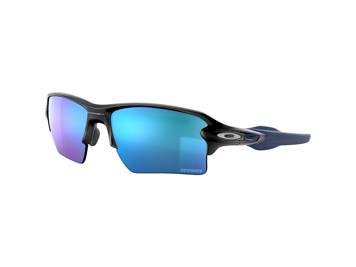 Oakley OO9188 Dallas Cowboys Flak®  XL 59 Prizm Sapphire & Matte Black  Sunglasses | Sunglass Hut USA