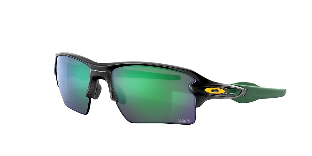 Oakley Green Bay Packers Flak® 2.0 XL Green & Matte Black Sunglasses
