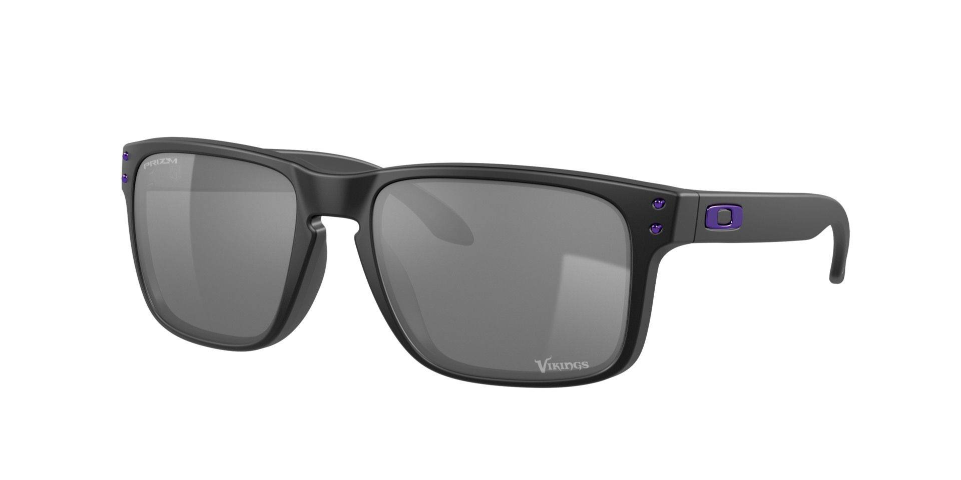 Oakley Man Sunglass OO9102 Minnesota Vikings Holbrook™ -  Frame color: Matte Black, Lens color: Prizm Black