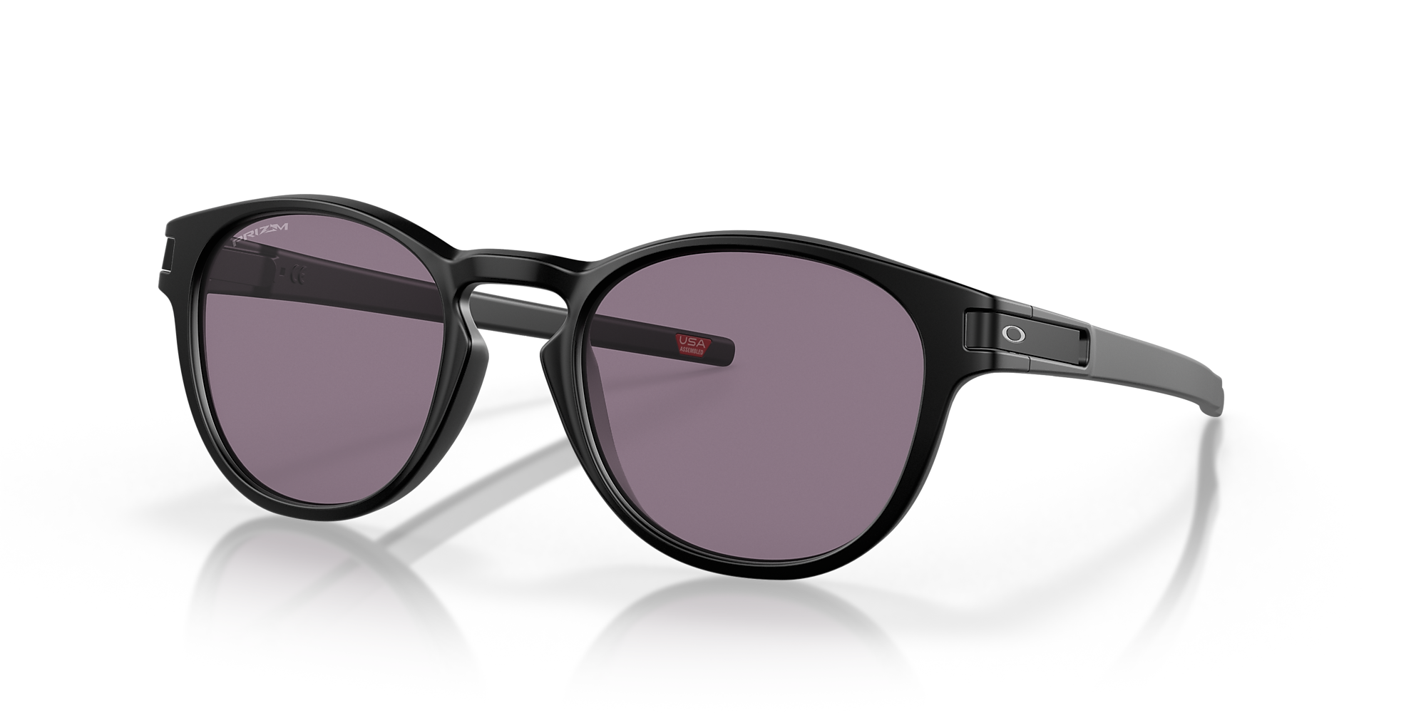 Oakley OO9265 Latch™ 53 Prizm Grey & Matte Black Sunglasses | Sunglass ...