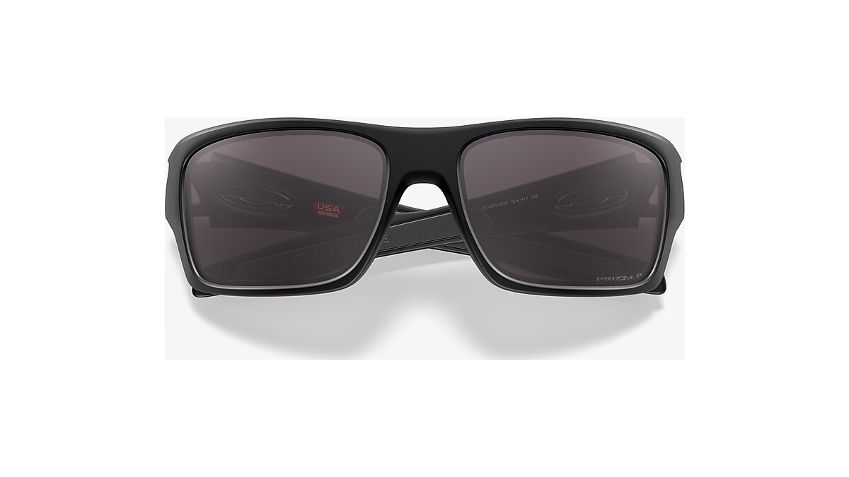 OAKLEY OO9263 Turbine Matte Black - Man Sunglasses, Prizm Grey Polarized  Lens
