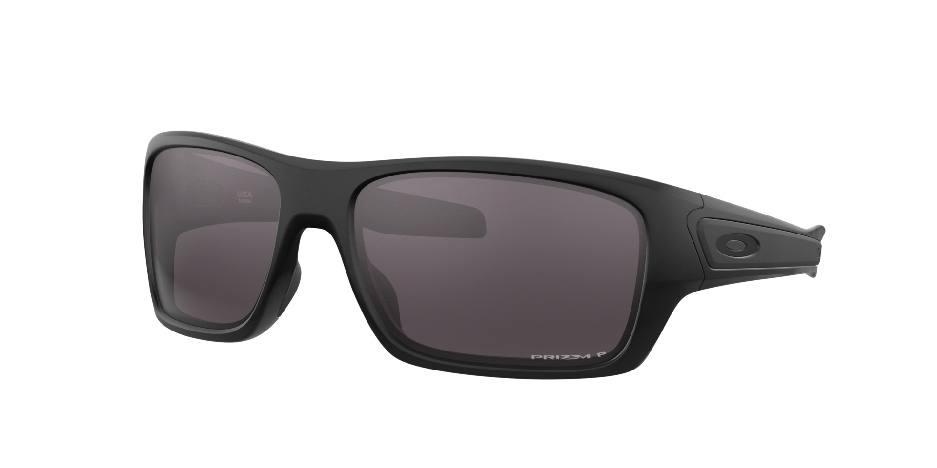 Oakley Man Sunglass OO9263 Turbine -  Frame color: Matte Black, Lens color: Prizm Grey Polarized