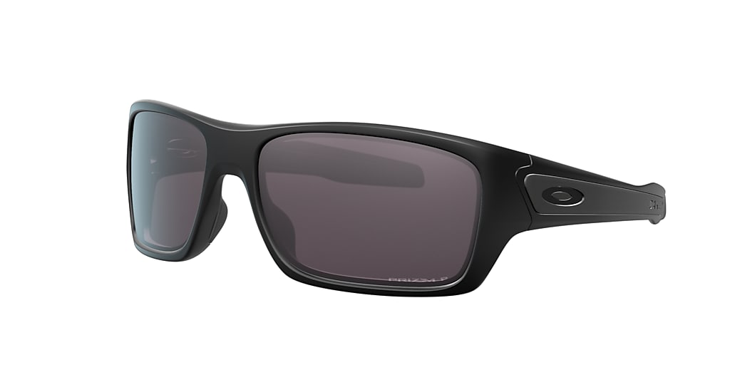 Oakley OO9263 Turbine Grey & Matte Black Polarised Sunglasses ...