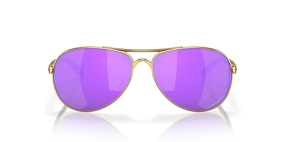 Oakley OO4079 Feedback 59 Prizm Violet Polarized & Satin Gold