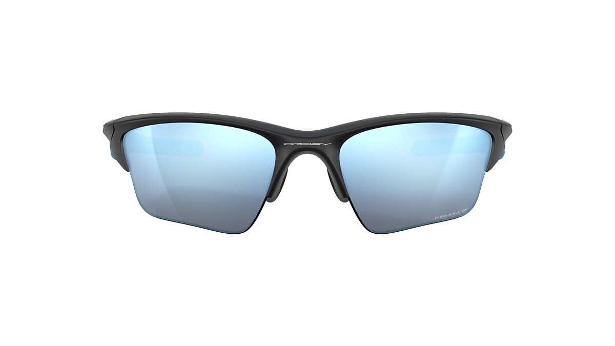 Oakley OO9154 Half Jacket®  XL 62 Prizm Deep Water Polarized & Matte  Black Polarized Sunglasses | Sunglass Hut USA