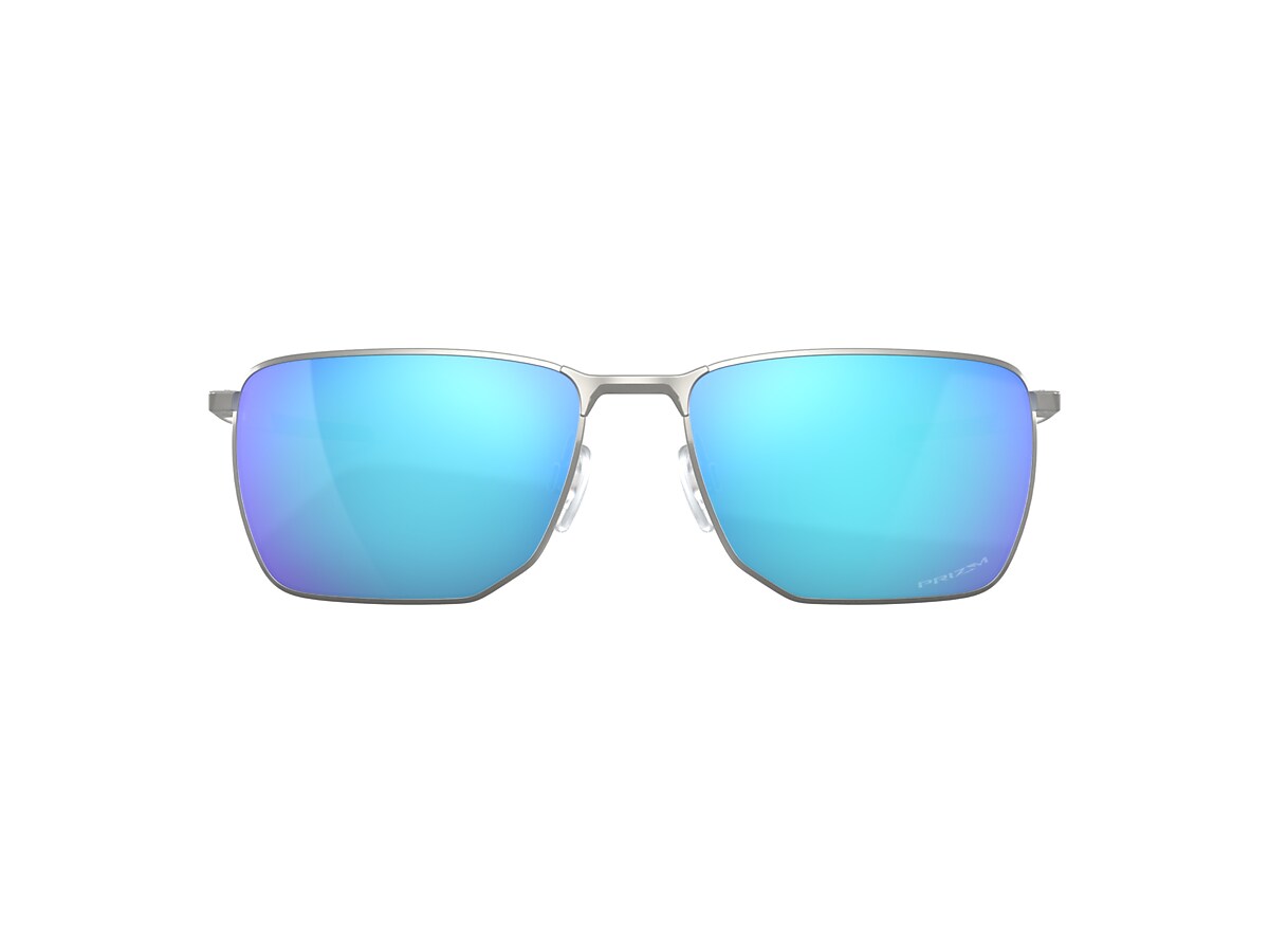 Oakley OO4142 Ejector 58 Prizm Sapphire & Satin Chrome Sunglasses |  Sunglass Hut USA