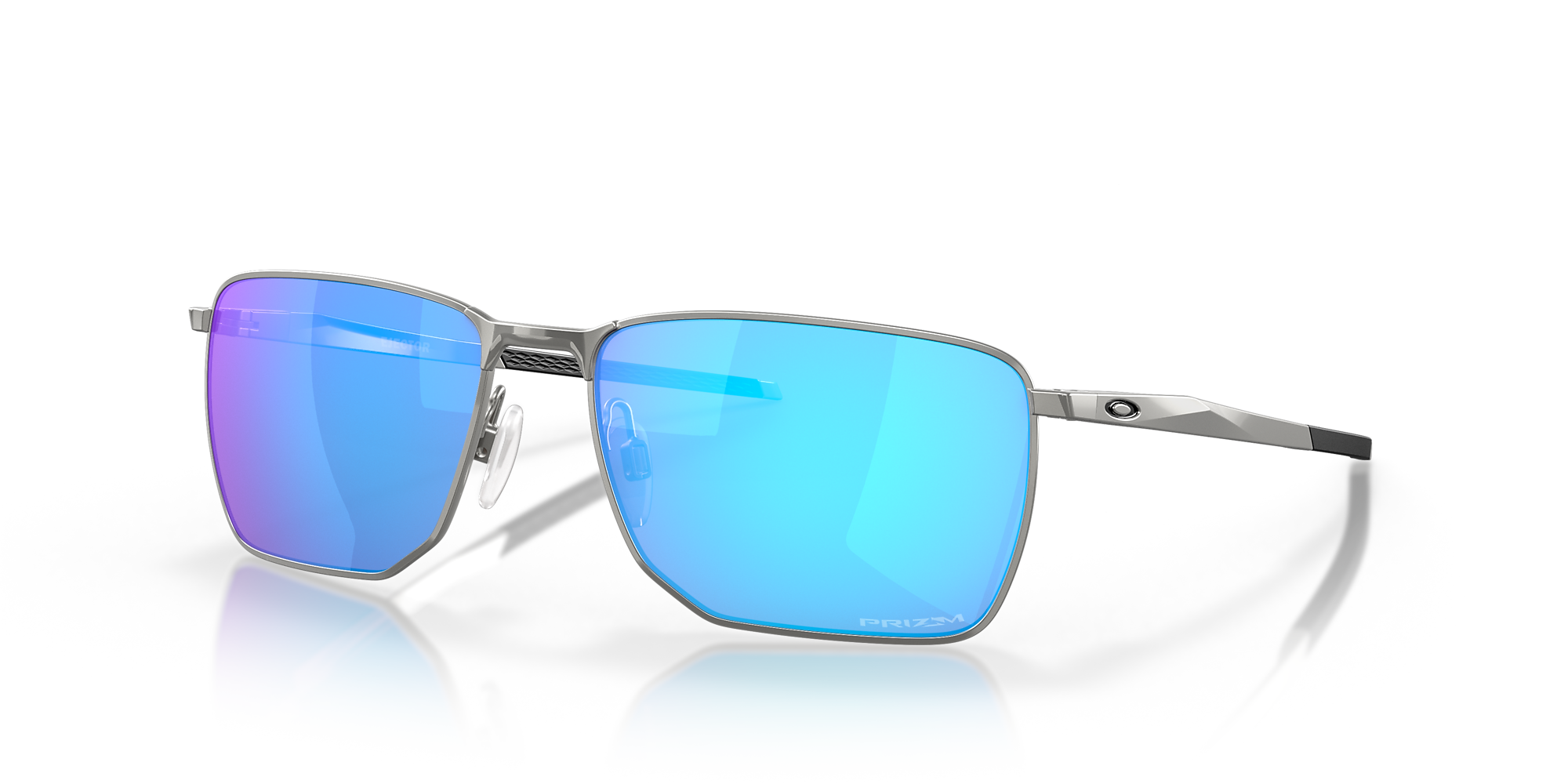 Oakley OO4142 Ejector 58 Prizm Sapphire & Satin Chrome Sunglasses