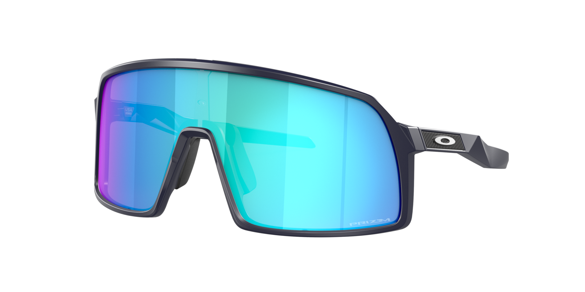 Oakley Unisex Sunglass OO9462 Sutro S - Frame color: Matte Navy, Lens color: Prizm Sapphire