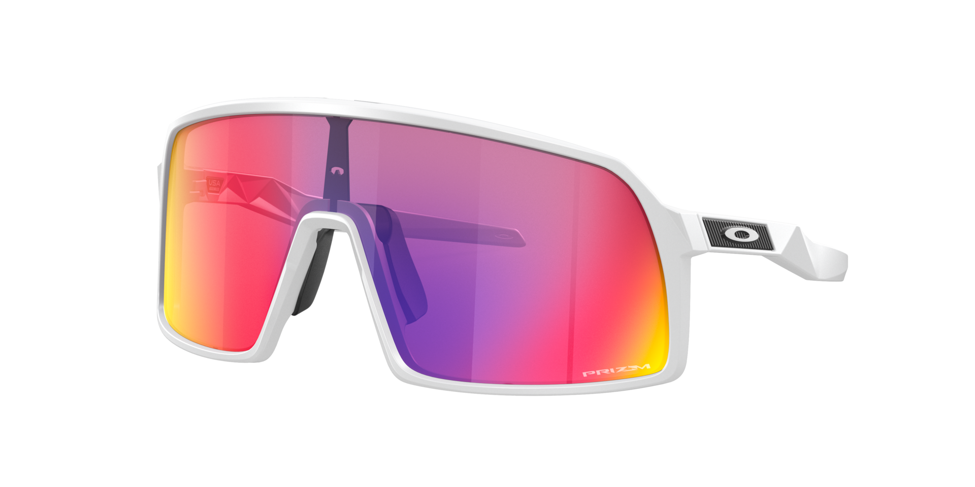 Oakley Unisex Sunglass OO9462 Sutro S -  Frame color: Matte White, Lens color: Prizm Road