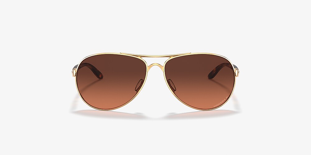 Oakley OO4079 Feedback 59 Prizm Brown Gradient & Polished Gold Sunglasses |  Sunglass Hut USA