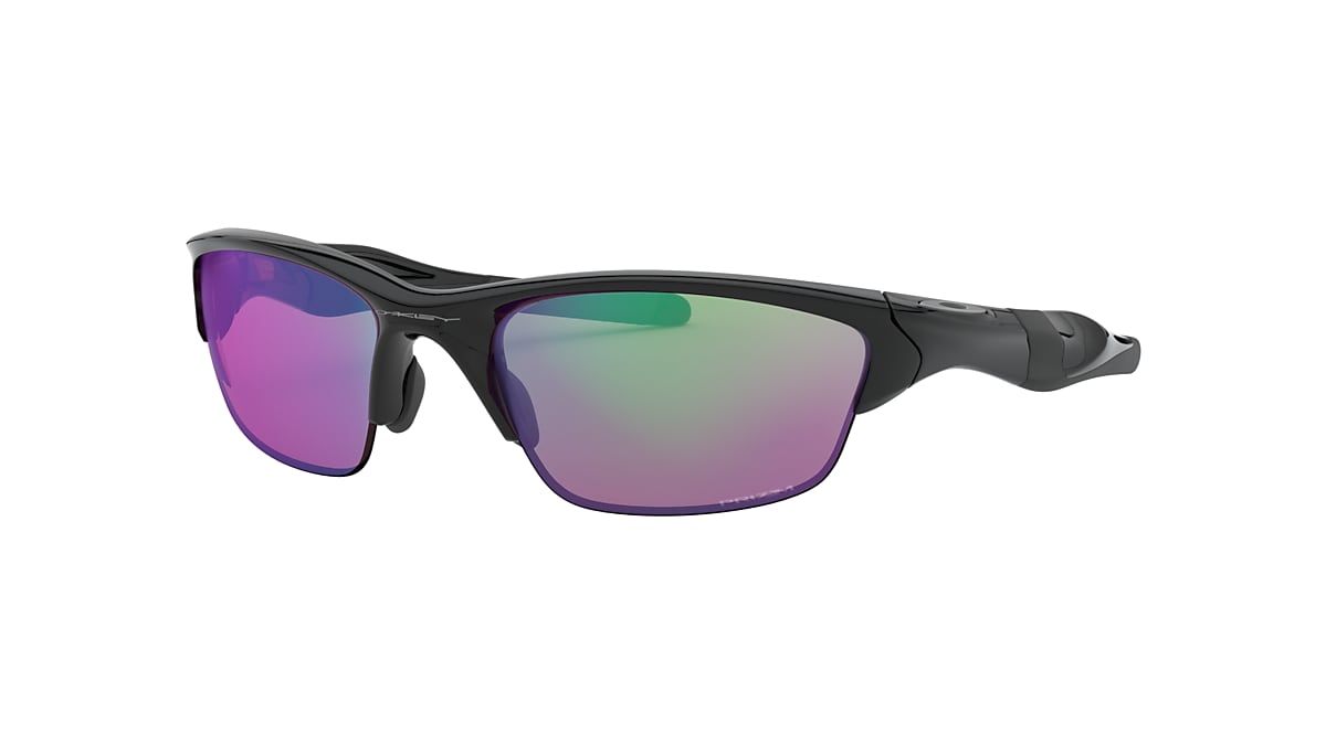 Oakley OO9153 Half Jacket®  (Low Bridge Fit) 62 Prizm Golf & Polished  Black Sunglasses | Sunglass Hut Canada