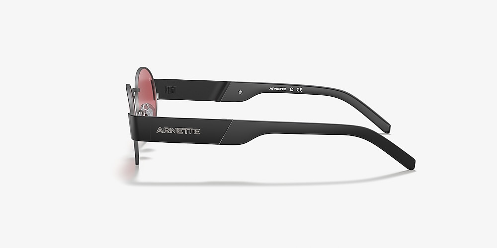 Arnette AN3081 LARS 53 Pink & Matte Brushed Gunmetal Sunglasses 