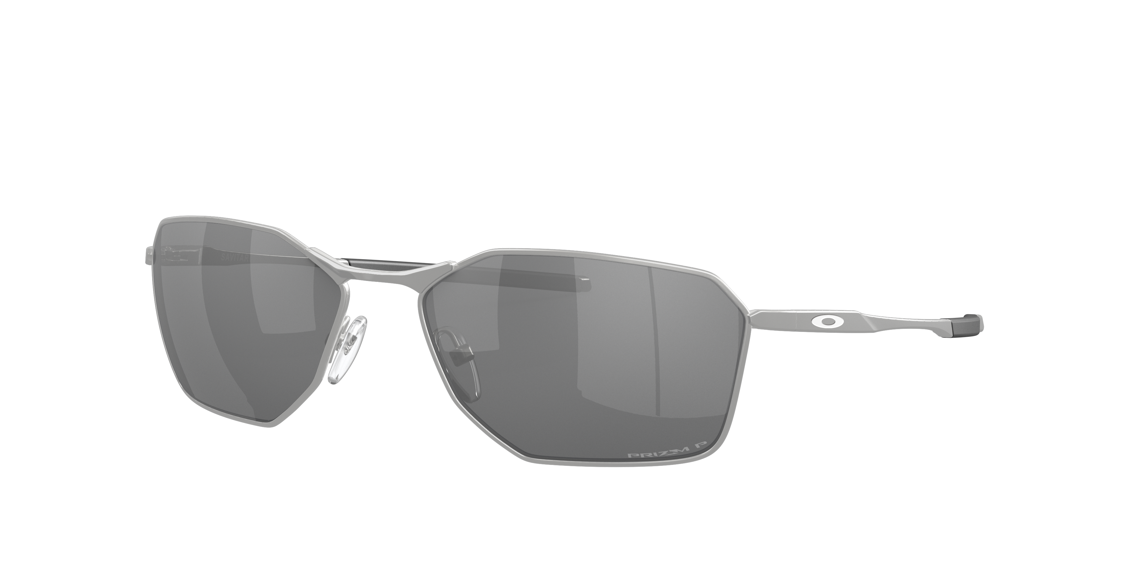 Oakley OO6047 Savitar 58 Prizm Black Polarized & Satin Chrome