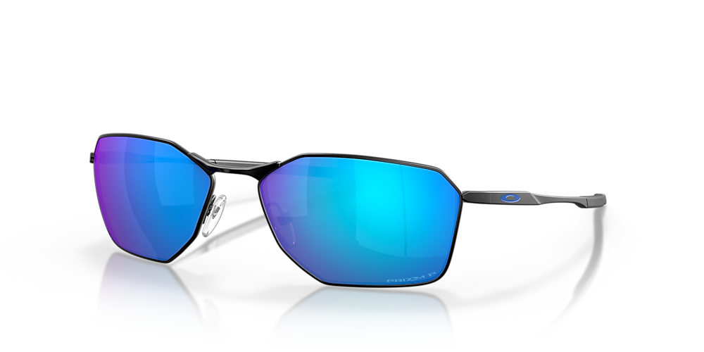 Oakley OO6047 Savitar 58 Prizm Sapphire Polarized & Satin Black Polarized  Sunglasses | Sunglass Hut USA