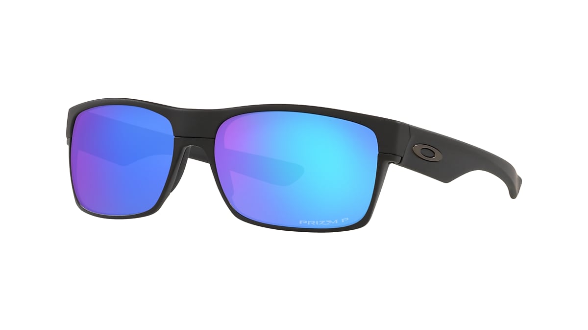 OAKLEY OO9189 TwoFace Matte Black - Man Sunglasses, Prizm Sapphire  Polarized Lens