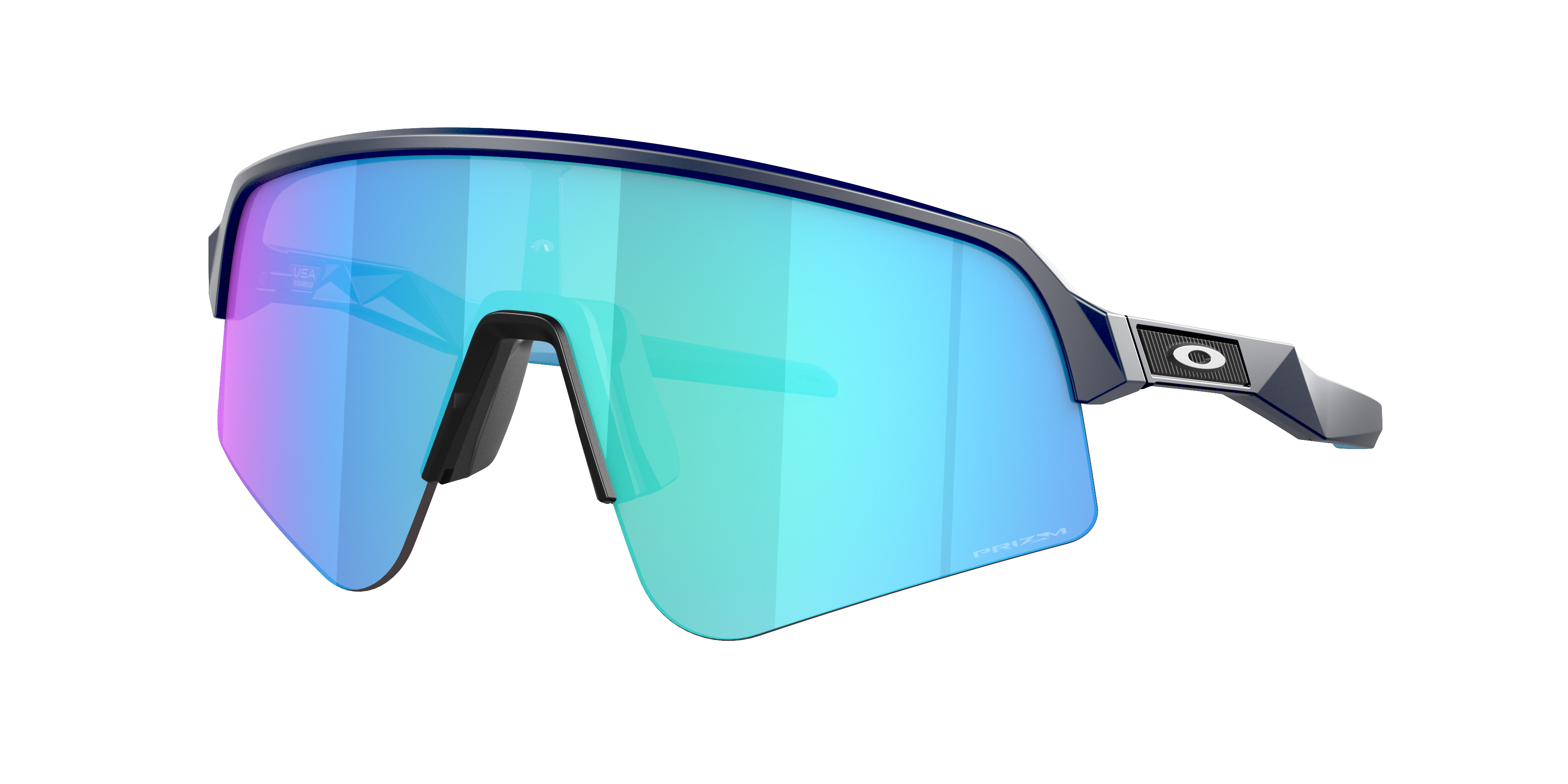 OAKLEY Unisex Sunglasses OO9465 Sutro Lite Sweep - Frame: Azul-marinho  fosco, Lens: Safira Prizm