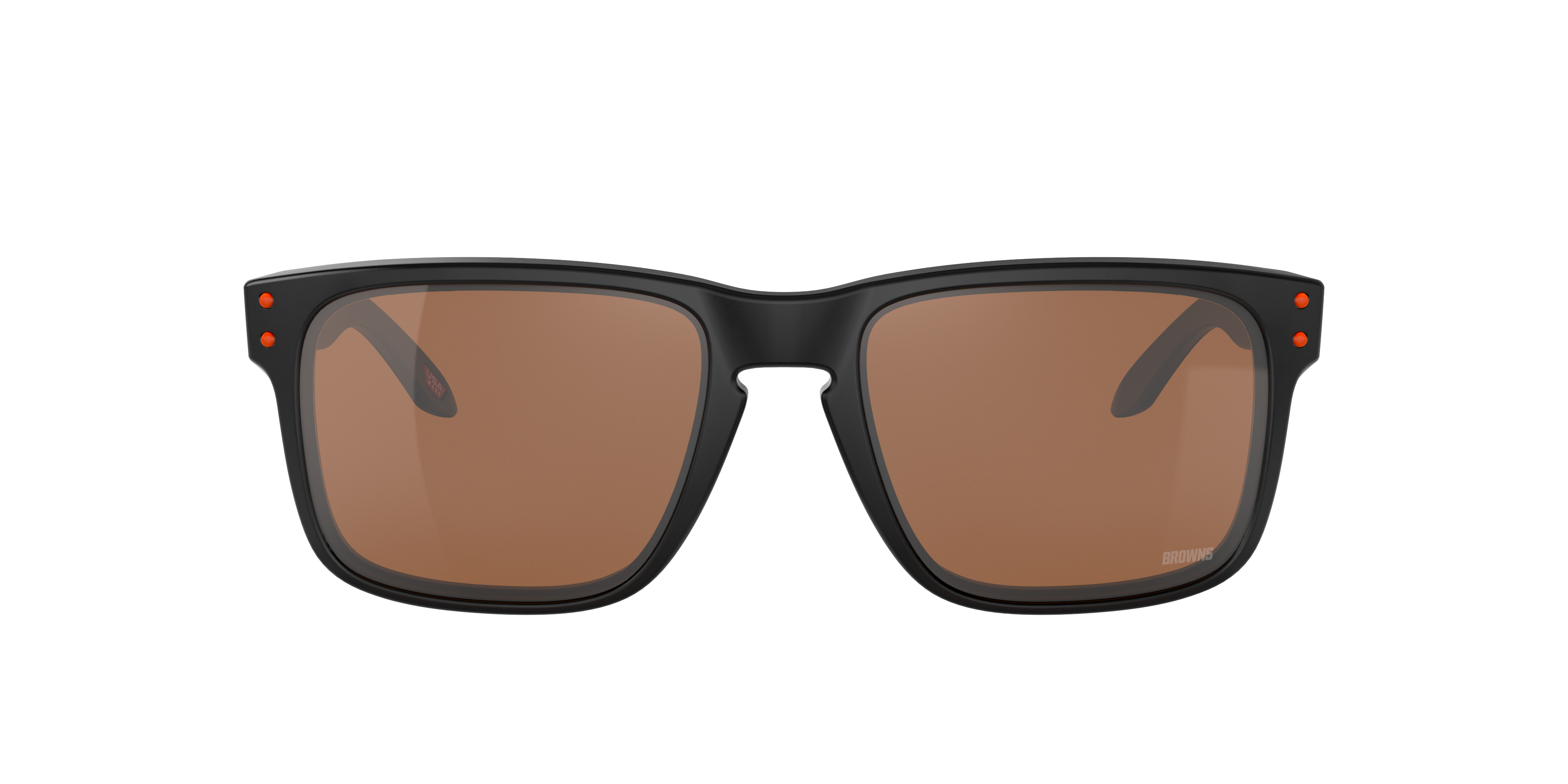 Shop Oakley Man Sunglass Oo9102 Cleveland Browns Holbrook™ In Prizm Tungsten