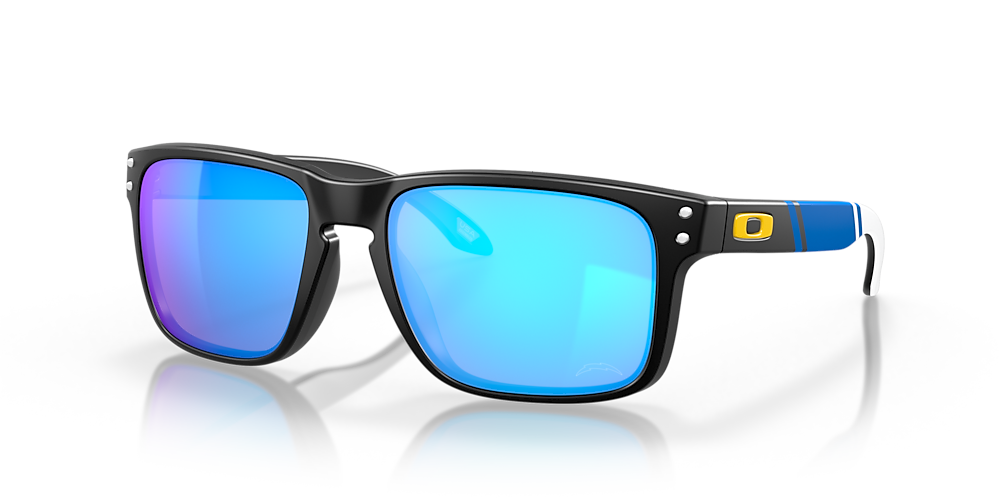 Oakley OO9102 Los Angeles Chargers Holbrook™ 57 Prizm Sapphire & Matte  Black Sunglasses