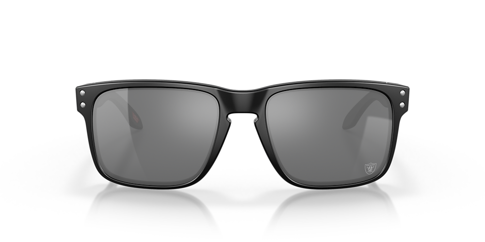 Oakley OO9102 Las Vegas Raiders Holbrook™ 57 Prizm Black & Matte Black  Sunglasses