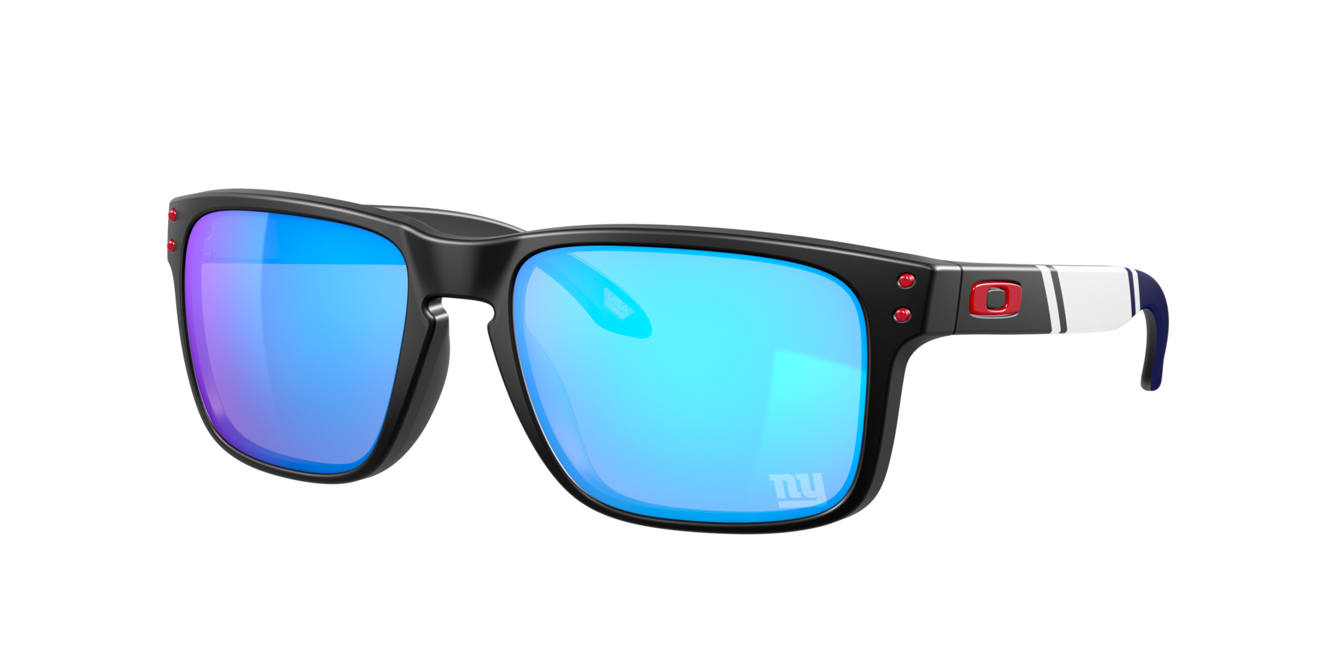 Oakley Man Sunglass OO9102 New York Giants Holbrook™ -  Frame color: Matte Black, Lens color: Prizm Sapphire