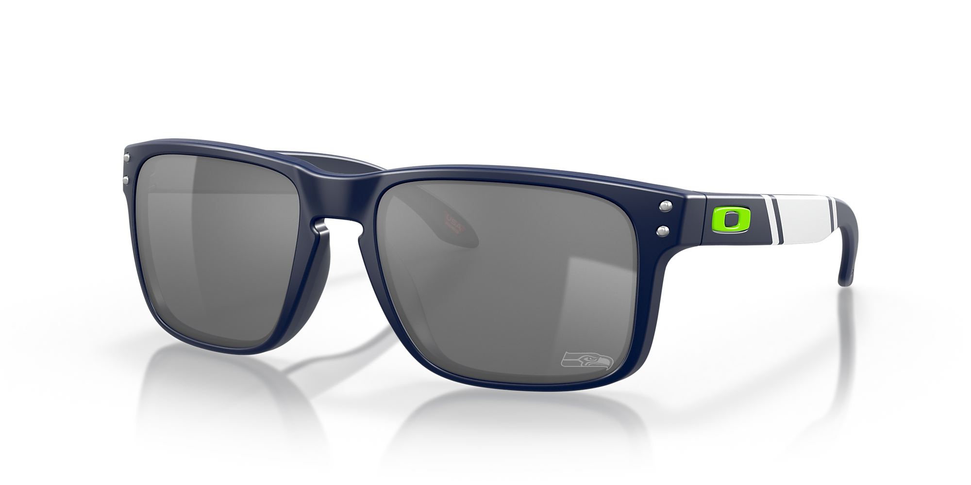 Oakley Oo9102 Seattle Seahawks Holbrook™ 57 Prizm Black And Matte Navy Sunglasses Sunglass Hut Usa