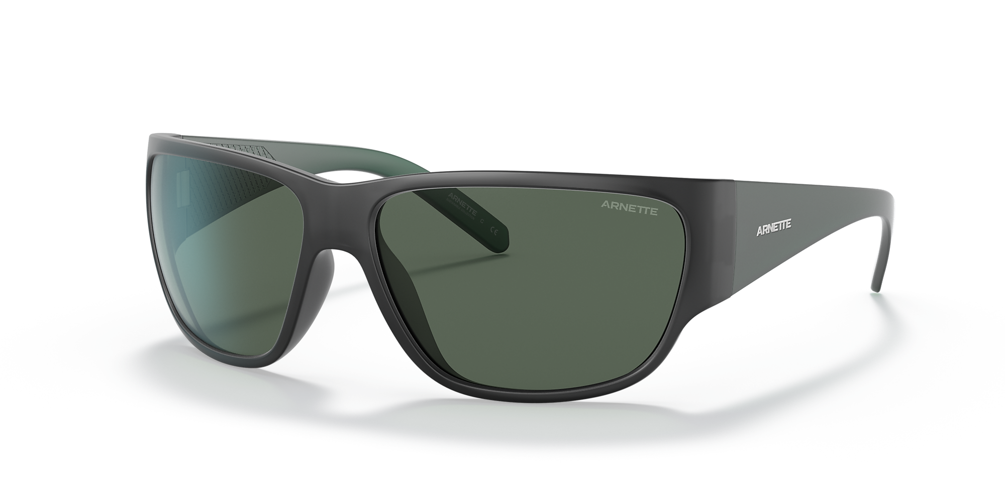 AN4280 Wolflight 63 Dark Green & Grey Matte Sunglasses