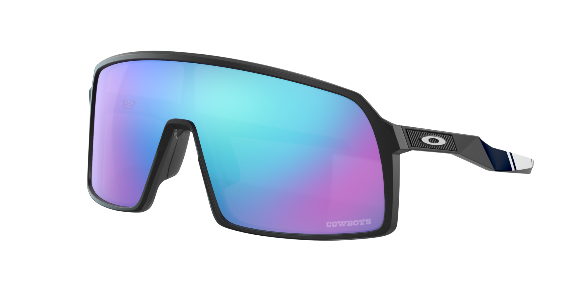 Oakley Los Angeles Chargers Sutro Prizm Sapphire Rectangular Sunglasses ...