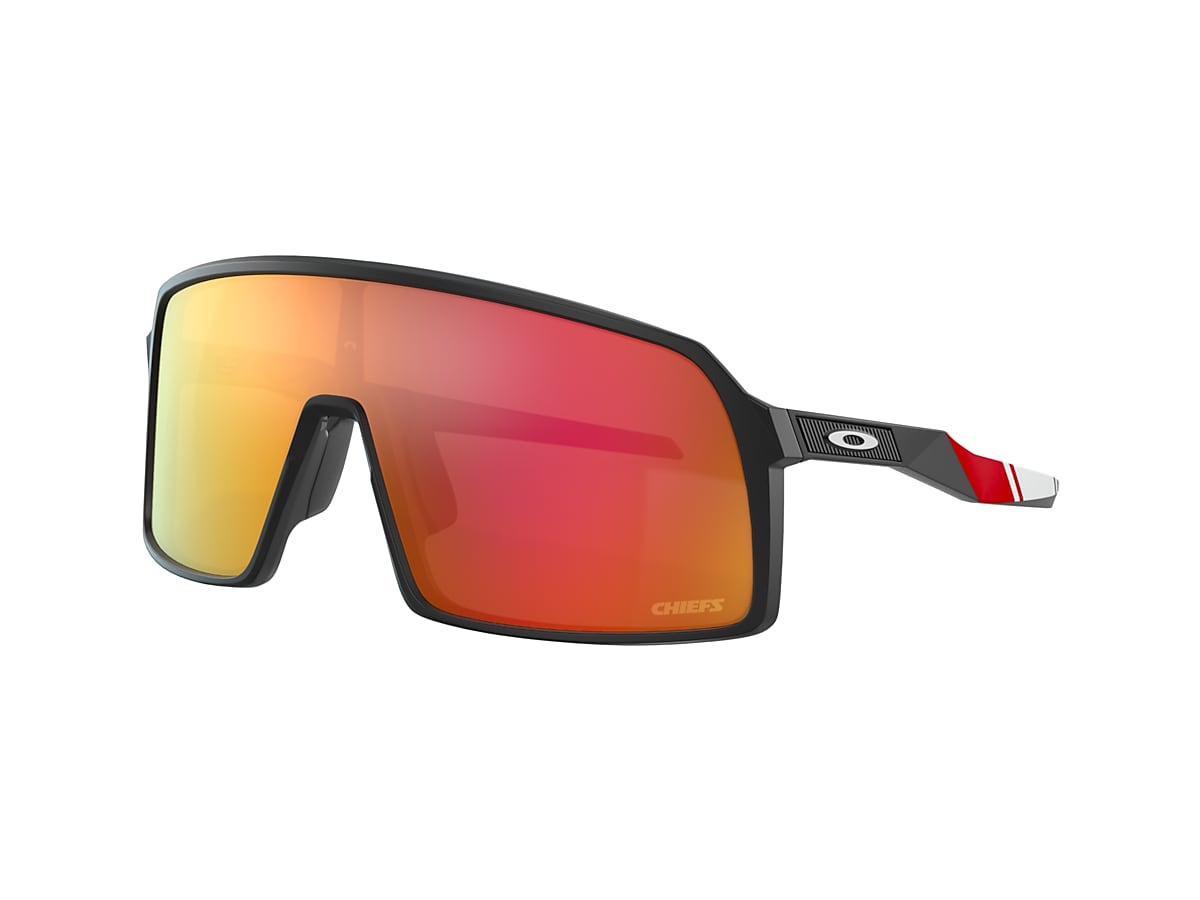 Oakley OO9406 Kansas City Chiefs Sutro 01 Prizm Ruby & Matte Black  Sunglasses