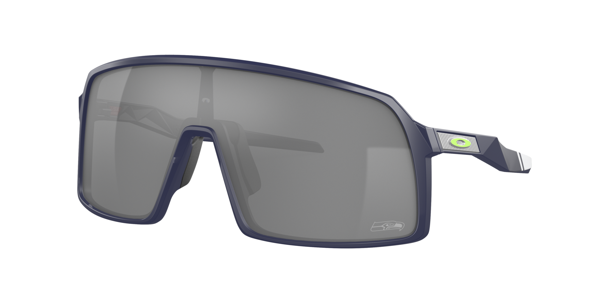 Oakley Unisex Sunglass OO9406 Seattle Seahawks Sutro -  Frame color: Matte Navy, Lens color: Prizm Black