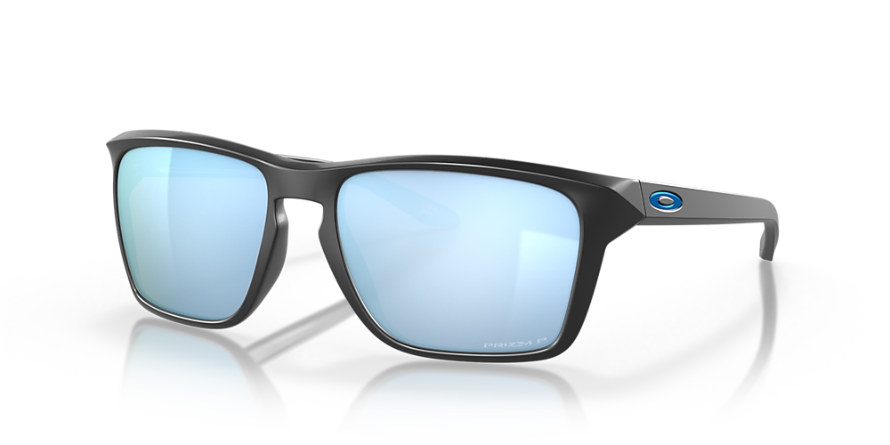 Oakley OO9448 Sylas 57 Prizm Deep Water Polarized & Matte Black Polarized  Sunglasses | Sunglass Hut USA