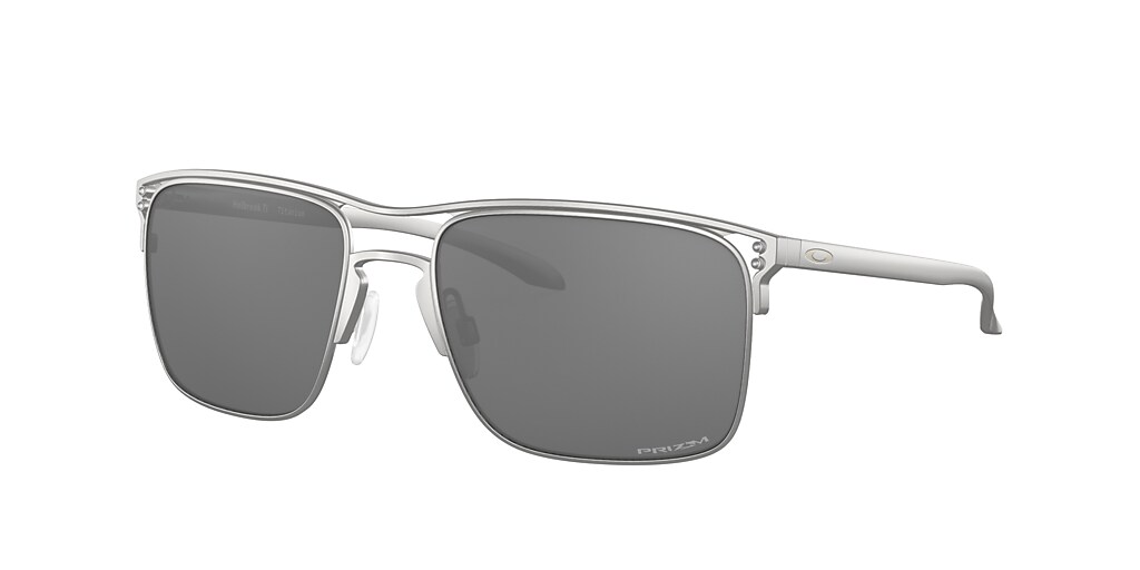 Oakley OO6048 Holbrook™ TI 57 Prizm Black & Satin Chrome Sunglasses ...