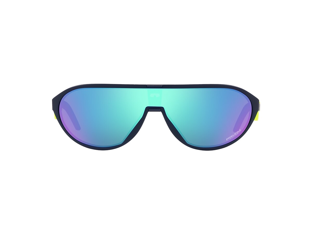 OAKLEY OO9467A CMDN (Low Bridge Fit) Matte Navy - Man Sunglasses, Prizm  Sapphire Lens