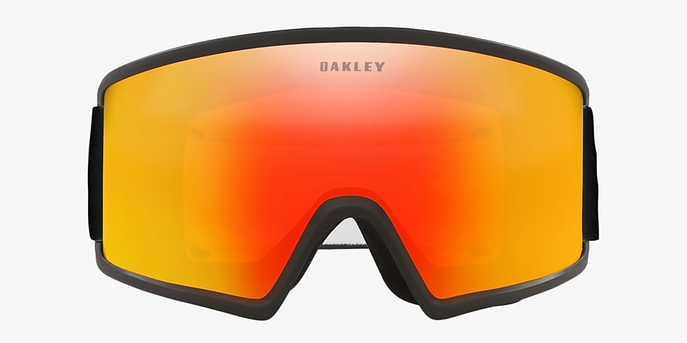 Oakley OO7121 Target Line M Snow Goggles Fire Iridium & Matte Black  Sunglasses | Sunglass Hut USA