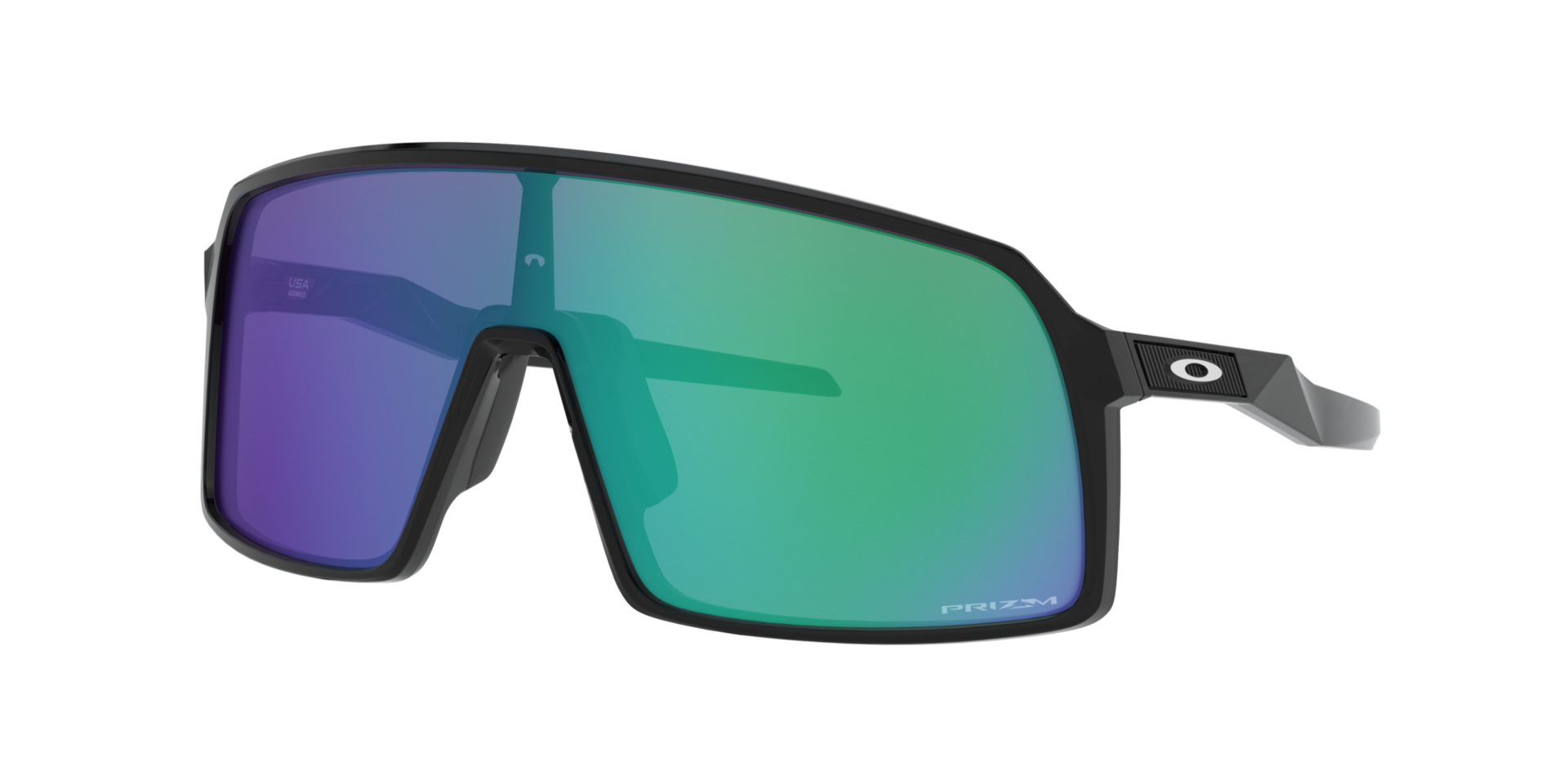 Oakley Unisex Sunglass OO9406A Sutro (Low Bridge Fit) -  Frame color: Black Ink, Lens color: Prizm Jade