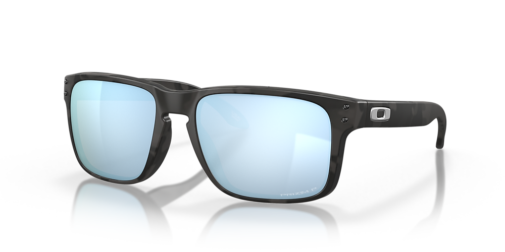 Oakley OO9102 Holbrook™ 57 Prizm Deep Water Polarized & Matte Black Camo  Polarized Sunglasses | Sunglass Hut USA