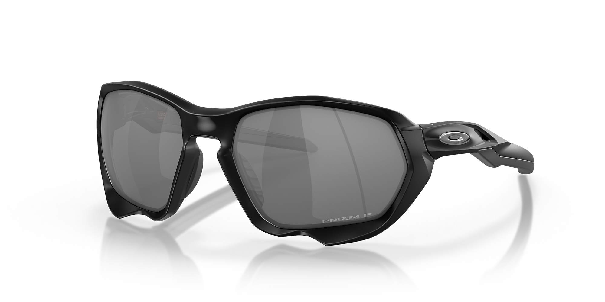 Oakley OO9019 Plazma 59 Prizm Black Polarized & Matte Black Polarized ...