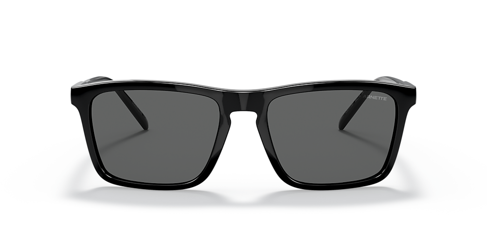 Arnette AN4283 SHYGUY 56 Dark Grey & Black Sunglasses | Sunglass 