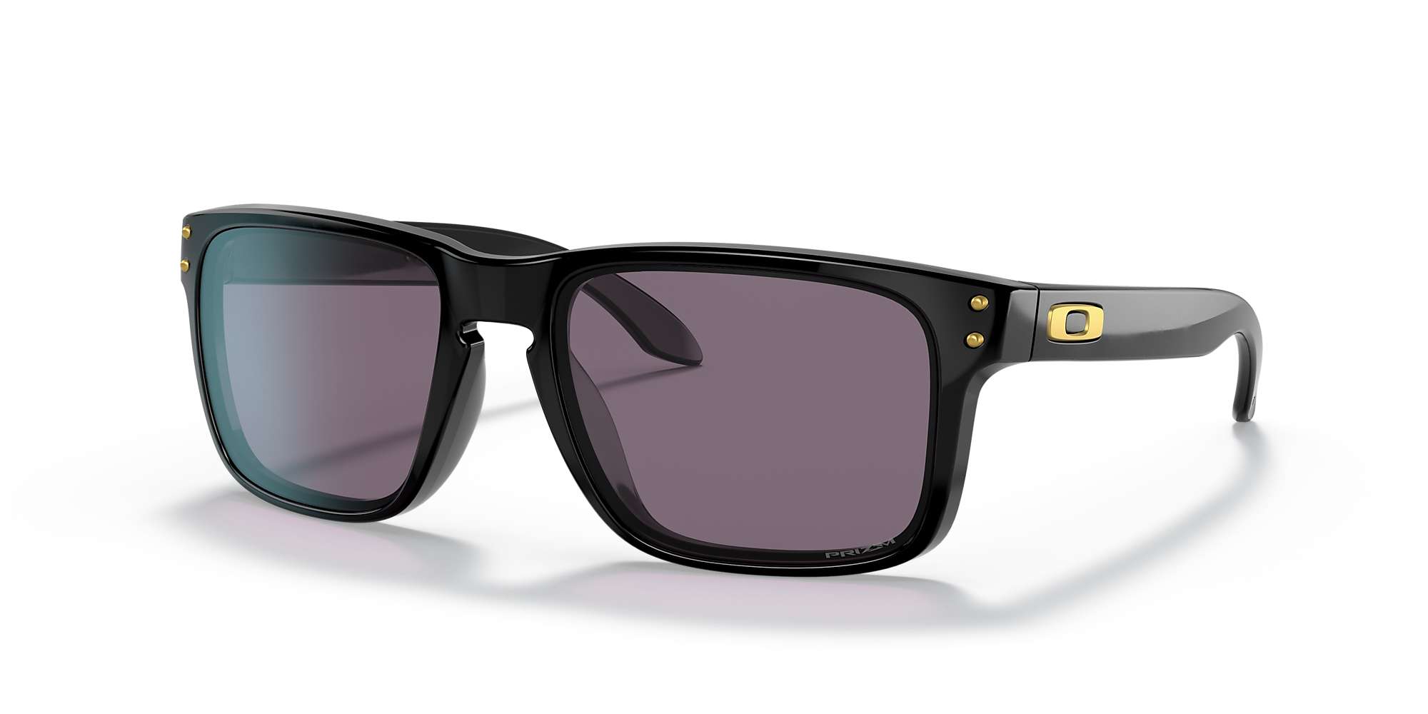 Oakley Oo9244 Holbrook™ Low Bridge Fit 56 Prizm Grey And Polished Black Sunglasses Sunglass