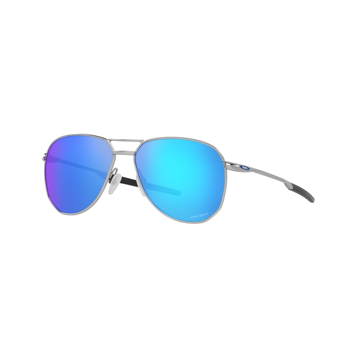 OAKLEY OO4147 Contrail Satin Chrome - Men Sunglasses, Prizm Sapphire Lens