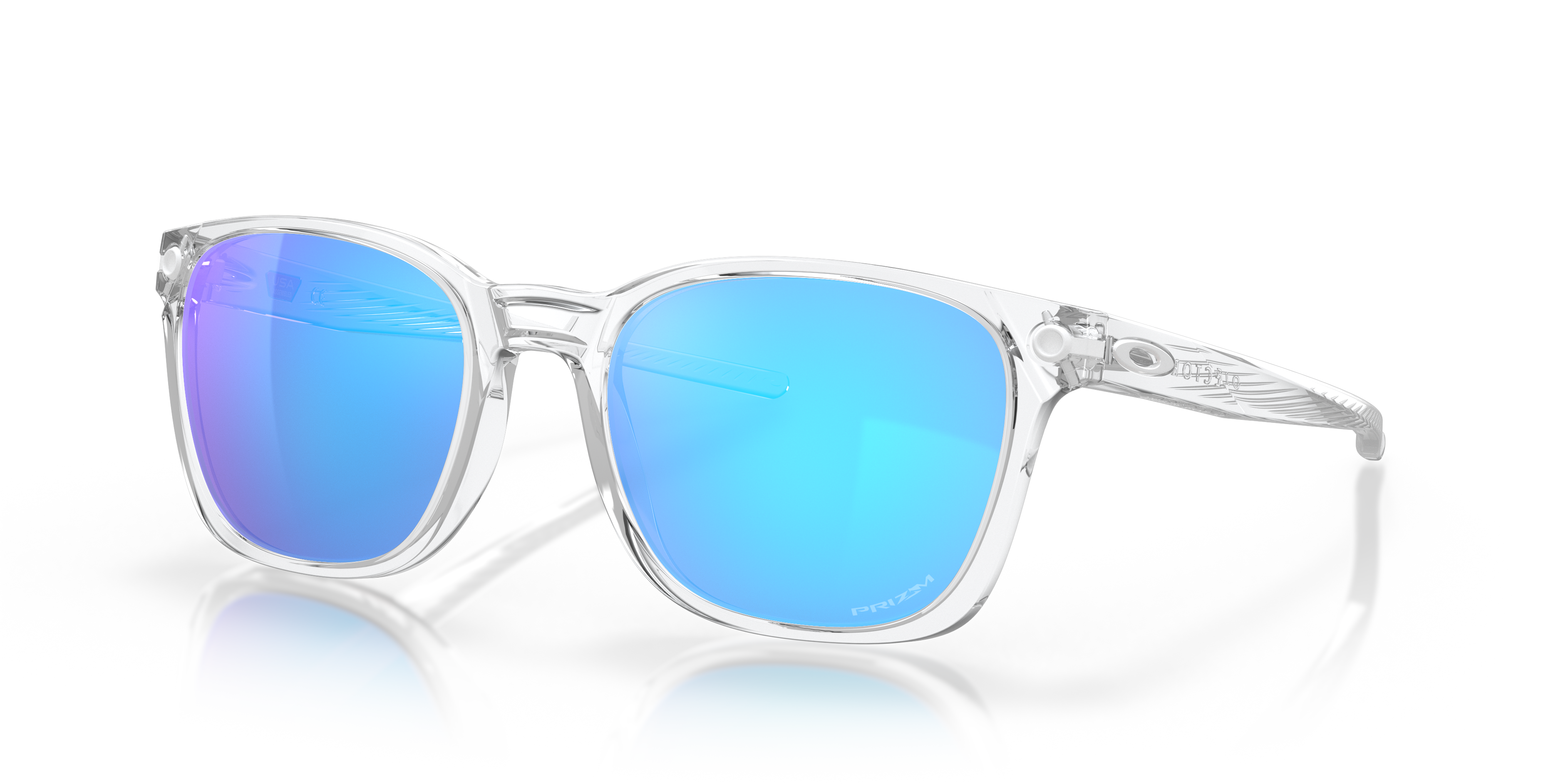 Oakley Men UV Protected Blue Lens Round Sunglasses - 0OO9374 : Amazon.in:  Fashion