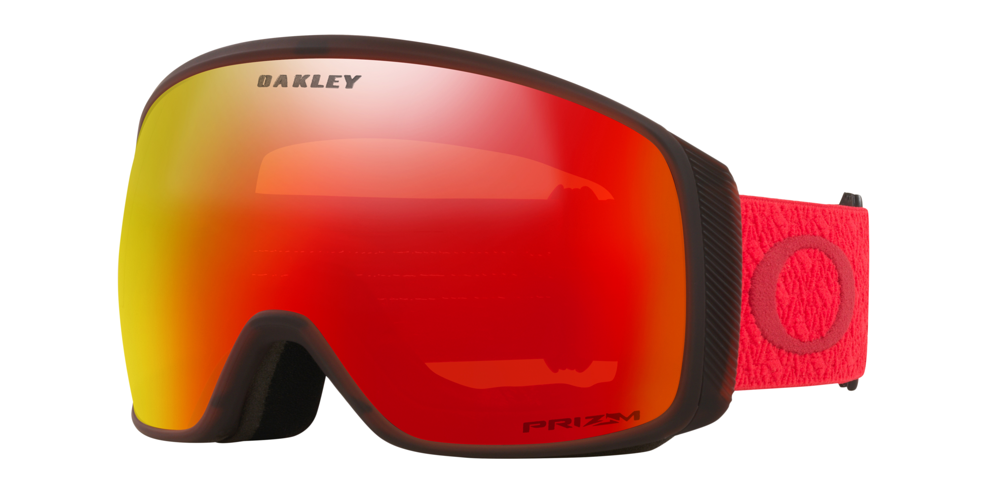 Oakley Unisex Sunglass Oo7104 Flight Tracker L Snow Goggles In Prizm Snow Torch Iridium