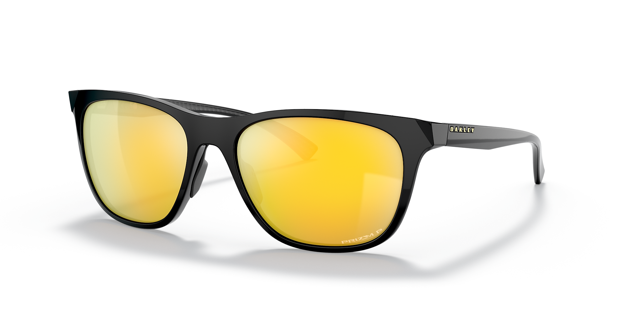 Oakley OO9473 LEADLINE Polished Black / Prizm 24K Polarized / Solid Color - Mirror / Polarized image 1