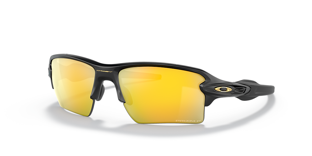 Oakley OO9188 Flak®  XL 59 Prizm 24K Polarized & Matte Black Polarised  Sunglasses | Sunglass Hut Australia