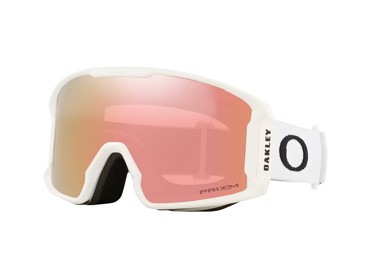 Oakley OO7093 Line Miner™ M Snow Goggles 00 Prizm Rose Gold Iridium & Matte  White Sunglasses | Sunglass Hut Canada