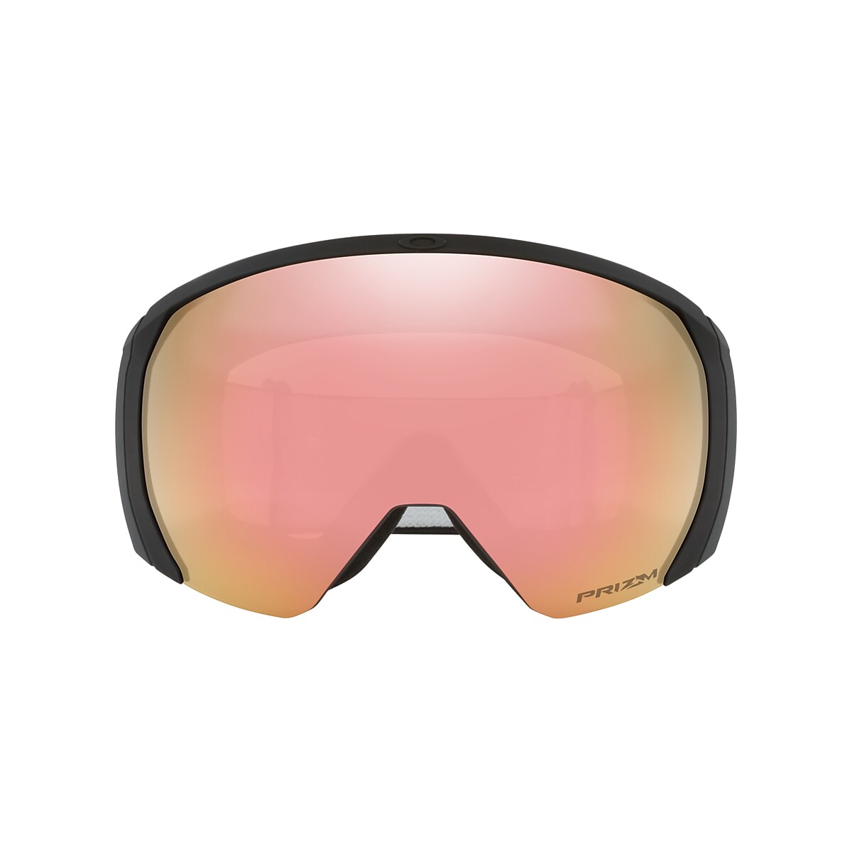 OAKLEY OO7110 Flight Path L Snow Goggles Matte Black - Man Sunglasses, Prizm Rose Gold Iridium Lens
